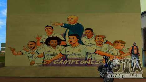 Real Madrid Wallpaper v1 for GTA Vice City