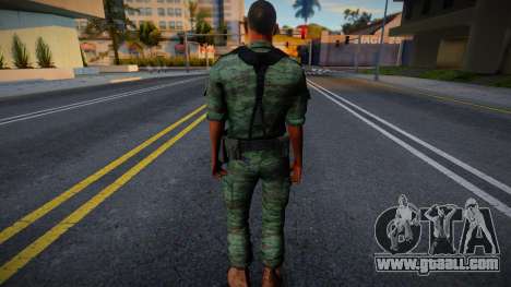 Soldier of the Armored Forces of Mexico for GTA San Andreas
