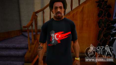 Mustafa Kemal Ataturk V2 T-Shirt for GTA San Andreas