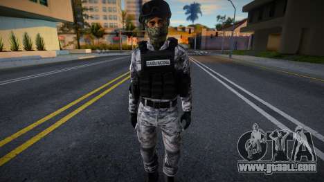 Soldier from the National Guard of Mexico v2 for GTA San Andreas