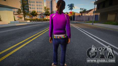 Zoe (Purple) from Left 4 Dead for GTA San Andreas