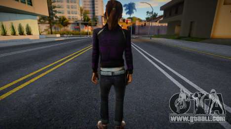Zoe (Black & Purple) from Left 4 Dead for GTA San Andreas