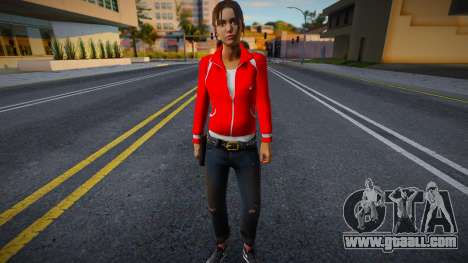 Zoe (Nike Elite Red) from Left 4 Dead for GTA San Andreas