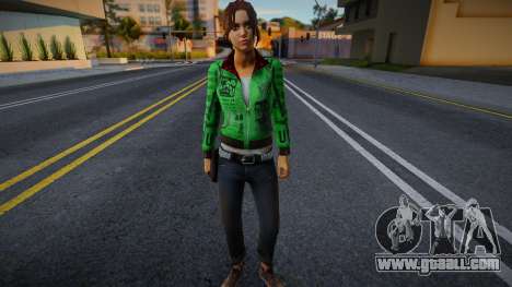 Zoe (Green) from Left 4 Dead for GTA San Andreas