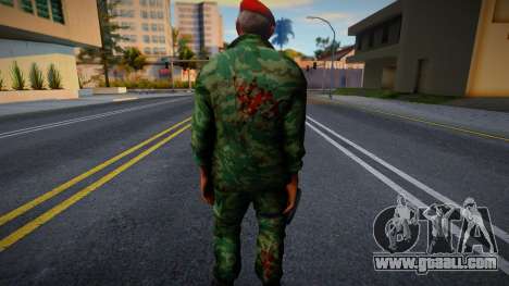 Bill in uniform from Left 4 Dead for GTA San Andreas