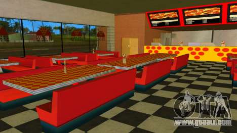 New textures of pizzeria for GTA Vice City