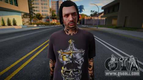 The guy in dark clothes from GTA Online for GTA San Andreas