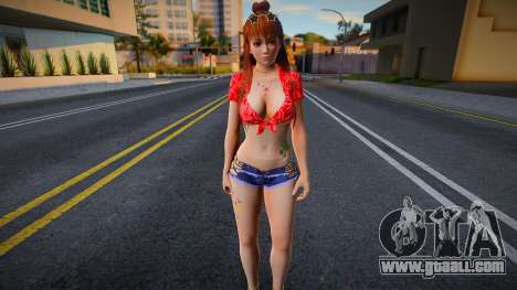 DOAXVV Kasumi - Loco Moco Vacation for GTA San Andreas