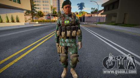 Soldier of the Brazilian Army for GTA San Andreas