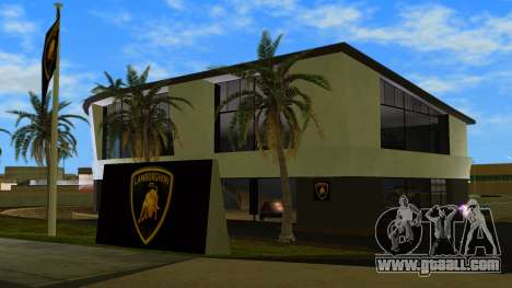 Lamborghini Showroom for GTA Vice City