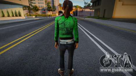 Zoe (Green) from Left 4 Dead for GTA San Andreas