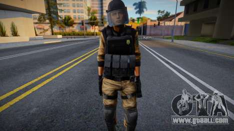 Officer of the Federal Traffic Police of Brazil for GTA San Andreas