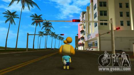 Isabelle from Animal Crossing (Blue) for GTA Vice City