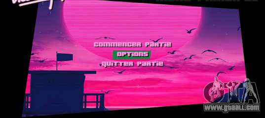 Retrowave Menu Mod for GTA Vice City