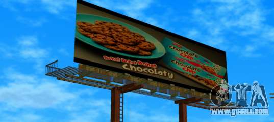 Billboard Chocolate Chip for GTA Vice City