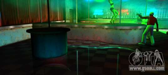 New textures of the strip club for GTA Vice City
