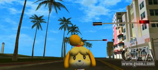 Isabelle from Animal Crossing (Yellow) for GTA Vice City