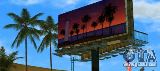 Sunset in Vice City (GTA Trilogy screen) for GTA Vice City