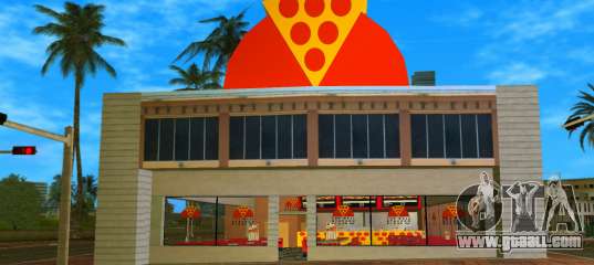 New textures of pizzeria for GTA Vice City
