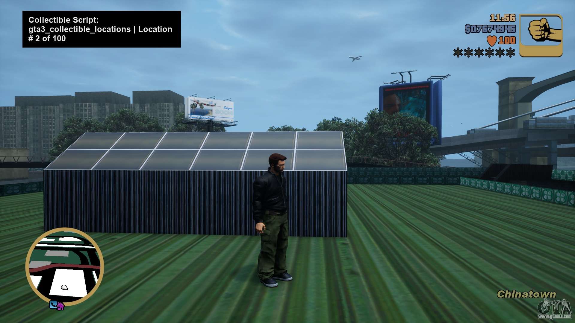 Park full of hidden packages (Mod) for Grand Theft Auto III 