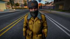 Soviet soldier in winter uniform for GTA San Andreas