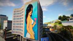 Vice City Definitive Edition Girl Billboard for GTA San Andreas