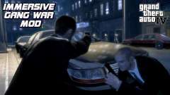 GTA 4 IMMERSIVE GANG WAR MOD for GTA 4