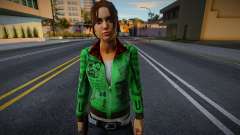 Zoe (Green) from Left 4 Dead for GTA San Andreas