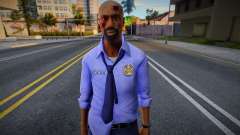Louis of Left 4 Dead (Cop) v4 for GTA San Andreas