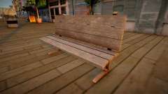 HD Wooden Bench for GTA San Andreas