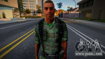 Soldier of the Armored Forces of Mexico for GTA San Andreas