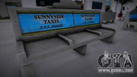 HD Stone Bench for GTA San Andreas