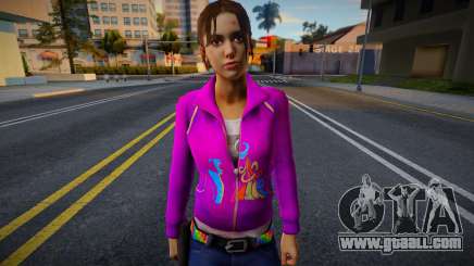 Zoe (Purple) from Left 4 Dead for GTA San Andreas