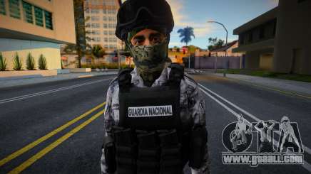 Soldier from the National Guard of Mexico v2 for GTA San Andreas