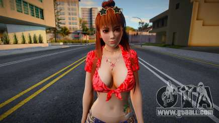 DOAXVV Kasumi - Loco Moco Vacation for GTA San Andreas