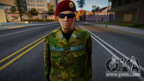 Bolivian Soldier (GNB GAC) for GTA San Andreas