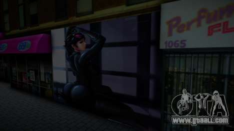 Cat Woman Mural for GTA San Andreas