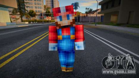 Steve Body Mario for GTA San Andreas