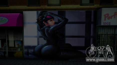 Cat Woman Mural for GTA San Andreas