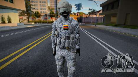 Colombian soldier from ACOEA for GTA San Andreas