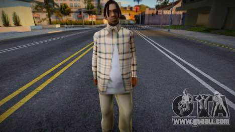 Fam 2 With Burberry Shirt for GTA San Andreas