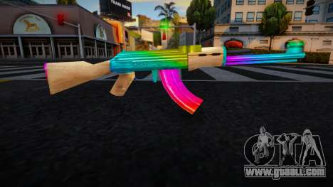 AK-47 Multicolor for GTA San Andreas