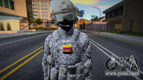 Colombian soldier from ACOEA for GTA San Andreas