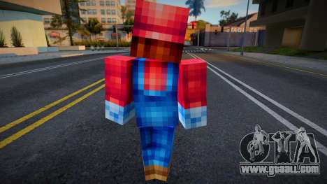 Steve Body Mario for GTA San Andreas