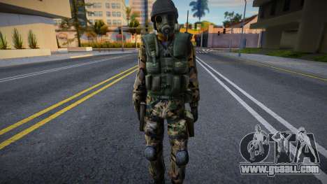SAS (New Camo) from Counter-Strike Source for GTA San Andreas