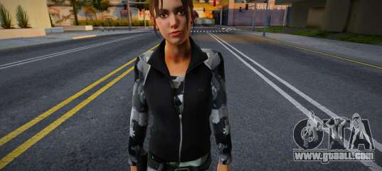 Zoe (Camo Army) from Left 4 Dead for GTA San Andreas