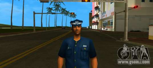 Tommy dressed as a P.I.G security guard for GTA Vice City