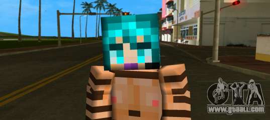 Steve Body Miku Hatsune Naked for GTA Vice City