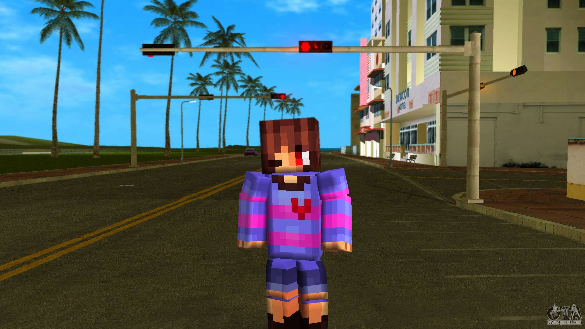 frisk from undertale Minecraft Skin