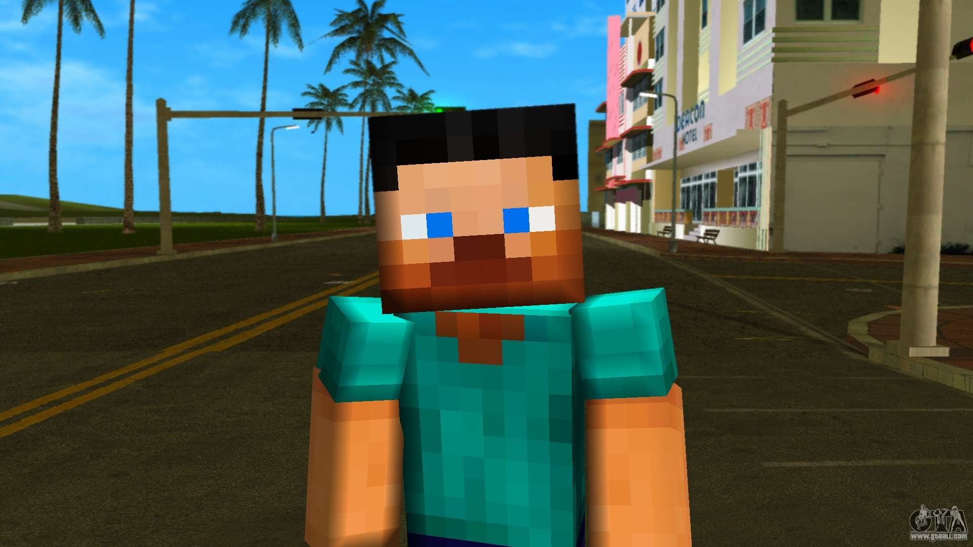 classic Steve, Minecraft Skin